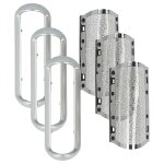 Vhbw 3x grille compatible avec braun mobileshave m - 30, m - 60b, m - 60, m - 60g 5607, m - 30 5604, ...