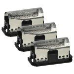 Vhbw 3x grille compatible avec braun sixtant 2004, 2006, 2003 rasoir lectrique + cadre, noir / argent ...