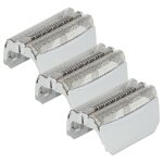 Vhbw 3x grille double compatible avec braun 550, 530, 360 complete, 550s, 560, 530s, 540, 550cc rasoir ...