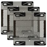 Vhbw 3x grille de rasoir compatible avec braun micron l, micron s, micron 6009, 2011, micron, eltron ...