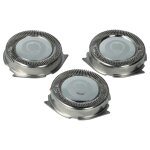 Vhbw 3x t�tes de rasoir remplacement pour philips hq6 pour rasoir �lectrique, argent�