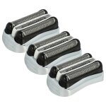 Vhbw 3x t�tes de rasoir de remplacement compatible avec braun nouvelle g�n�ration 3080s, 3070cc, 3090cc ...