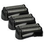 Vhbw 3x t�tes de rasoir de remplacement compatible avec braun series 3, cruzer clean rasoir �lectrique, ...