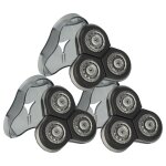 Vhbw 3x ttes de rasoir de remplacement compatible avec philips arcitec (rq10xx), rq1250cc, rq1250, rq1251cc, ...