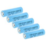 Vhbw 5x batterie compatible avec braun 50 - m1200s, 50 - m1000s, 50 - b1200s, 50 - b1820s, 50 - m1850s ...