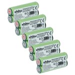 Vhbw 5x batterie compatible avec braun 550, 5509, 5506, 4550, 4525, 5503, 5504, 4520, 4510, 5505 rasoir ...