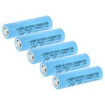 Vhbw 5x batterie compatible avec braun io 10, 7, 6, 9, 8 brosse � dents �lectrique (740mah, 3, 7v, li ...