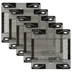 Vhbw 5x grille de rasoir compatible avec braun micron l, micron s, micron 6009, 2011, micron, eltron ...
