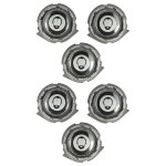 Vhbw 6x t�tes de rasoir de remplacement compatible avec philips s1300, s1310, s1133, s1150, s1110, s1300 ...