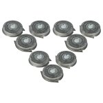 Vhbw 9x t�tes de rasoir de remplacement compatible avec philips hq8150, hq8142, hq8100, hq8155, hq8141, ...