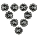 Vhbw 9x t�tes de rasoir de remplacement compatible avec philips pt726, hq7390, pt710, pt721, pt725, pt715, ...