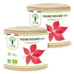 Vigne rouge bio - compl�ment alimentaire - jambes lourdes circulation sanguine - 300 mg de feuille de ...