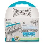 Wilkinson lames quattro titanium sensitive + par 4
