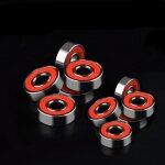 1 / 10pcs en acier inoxydable roulements haute performance patin  roulettes scooter skateboard roulements ...