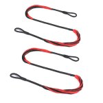 1 / 2pcs 445mm arc arbalte chane longueur 17. 5 pouces 20 strands 0. 025 ''tir a l'arc equipement arc ...