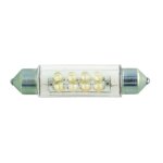 1 ampoule navette 8 led 44mm eclairage blanc