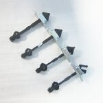 1 car all 4 pcs v�rificateur de but�e de porte de voiture, accessoires pour mazda 3 2004  2010 bk nipseyteko ...