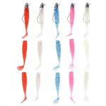 1 ensemble t�te de gabarit app�t souple t queue leurres artificiels ver crochet poisson aquarium app�t ...