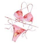 1 ensemble maillot de bain deux pièces pour femmes, bikini respirant non irritant 1 ensemble maillot de bain deux pièces pour femmes, bikini respirant non irritant