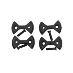 1 jeu de p�dales de verrouillage de v�lo en titane, plaque de p�dale de v�lo en forme de noeud papillon ...