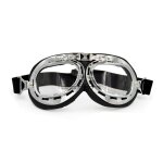 Model 1 lunettes de soleil rtro pour moto, pilote, steampunk, vintage, rl, scooter, cruiser, jet, casque, ...