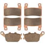 1 pair front pads kit de plaquettes de frein avant et arrière pour moto honda, pièces frittées a base ... 1 pair front pads kit de plaquettes de frein avant et arrière pour moto honda, pièces frittées a base ...