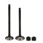 1 pair kit de tige de soupape d'admission et d'�chappement de pi�ces de moteur de moto pour kawasaki ...