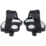 1 paire?b? de pédales de vélo d'appartement avec sangles pour vélo stationnaire antidérapantes 1 paire?b? de pédales de vélo d'appartement avec sangles pour vélo stationnaire antidérapantes