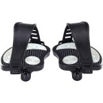 1 paire?b? de pédales de vélo d'appartement avec sangles pour vélo stationnaire antidérapantes 1 paire?b? de pédales de vélo d'appartement avec sangles pour vélo stationnaire antidérapantes