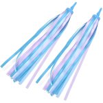 1 paire de banderoles de guidon de scooter de pompons de vlo pour enfants, accessoires de vlo pour ...