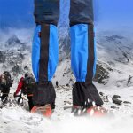 1 paire bleu gutres de randonne, gutres jambires etanche protection contre neige pluie vent boue ...