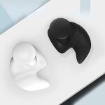 1 paire de bouchons d'oreille etanches en silicone souple, bouchons d'oreille portables pour la natation ...