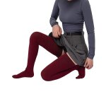 1 paire de chaussettes chauffantes pour femmes, chaussettes longues sans pieds, de ballet, de danse, ...