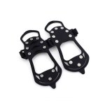 1 paire de crampons antidrapants pour la neige et la glace, 10 mchoires pour l'escalade en saison de ...
