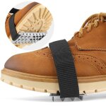 1 paire de crampons antidrapants, pinces a glace pour l'escalade et la marche