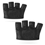 1 paire de gants demi - doigts antidérapants confortables et respirants le noir l 1 paire de gants demi - doigts antidérapants confortables et respirants le noir l