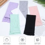 1 paire de gants longs en dentelle sans doigts, manchons de bras de sport, protection contre les uv du ...