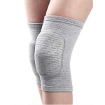 1 paire de genouill�res souples antid�rapantes pour la danse, pour enfants (l)