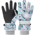 1 paire (gris) de gants de ski pour enfants de 9 a 13 ans, mitaines d'hiver chaudes pour garçons 1 paire (gris) de gants de ski pour enfants de 9 a 13 ans, mitaines d'hiver chaudes pour garçons
