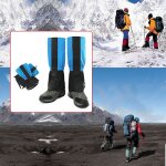 1 paire de gutres etanche jambe unisexe jambires impermables pour la neige, la randonne, l'escalade, ...