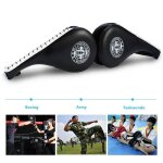 1 paire de paos pour entrainement d'arts martiaux tae kwon do karat kickboxing (noir)