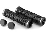 1 paire de poignes de guidon vtt, poigne de vlo ergonomique acex 2 embouts, poigne vtt antidrapante ...