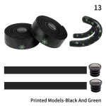 1 paire de poign�es de v�lo de course pu + eva, accessoires de bicyclette, ruban de guidon de v�lo de ...