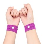 1 paire rglable voyage rutilisable bracelet anti nause bracelets maladie voiture mouvement mer bateau ...