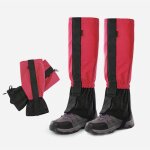 1 paire rouge gutres de neige impermables unisexe rsistantes gutres, contre pluie vent boue, pour ...