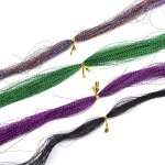1 pc (100 racines) poisson leurre perle eclat flash cristal tinsel mouche attachant mat�riel eau sal�e ...