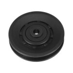 1 pc 90mm poulie gym equipement elastique de resistance - harnais de resistance - extenseur - elastiband ...