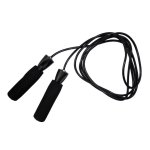 1 pc corde a sauter pour l'exercice arobie - roulements a vitesse rglable fitniss outil - noir