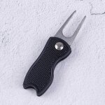 1 pice acier inoxydable golf divot rparation switchblade outil golf entranement accessoires