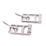 1 pices acier inoxydable cinch boucle cheval tapis raccords cuir boucle sellerie boucle extrieur